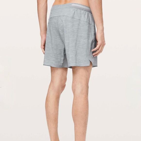 Lululemon Pace Breaker Lined Short 9" in Heather Allover Sea Salt Light Cast M - Picture 1 of 5